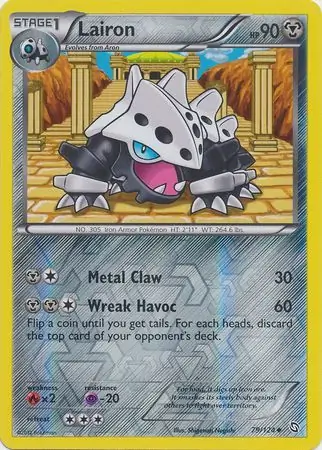 79/124 Lairon DRX Uncommon Reverse Holo