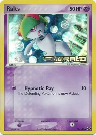 61/106 Ralts EM Common Reverse Holo