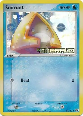 64/106 Snorunt EM Common Reverse Holo