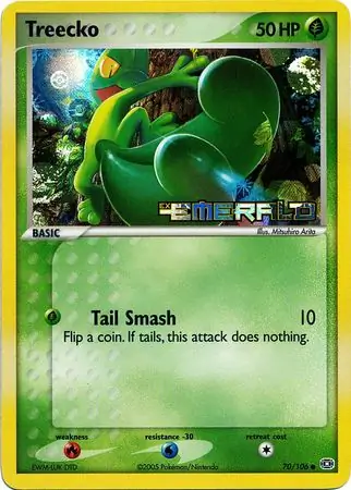 70/106 Treecko EM Common Reverse Holo