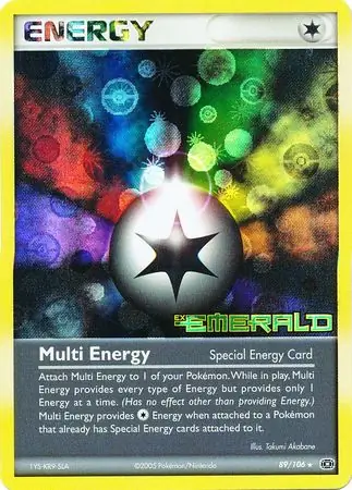 89/106 Multi Energy EM Rare Reverse Holo