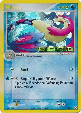 8/106 Milotic EM Rare Holo Reverse Holo