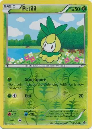 13/98 Petilil EPO Common Reverse Holo