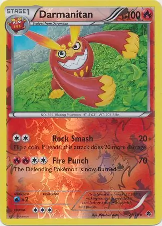 21/98 Darmanitan EPO Rare Reverse Holo