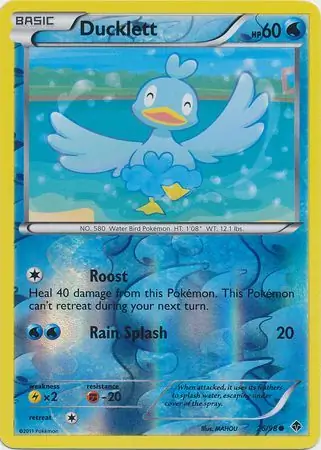 26/98 Ducklett EPO Common Reverse Holo