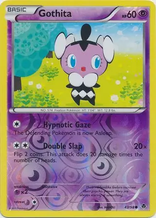 43/98 Gothita EPO Common Reverse Holo