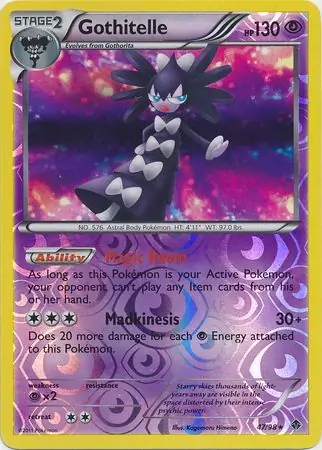 47/98 Gothitelle EPO Rare Holo Reverse Holo