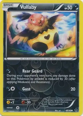 68/98 Vullaby EPO Common Reverse Holo