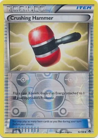 92/98 Crushing Hammer EPO Uncommon Reverse Holo