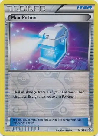 94/98 Max Potion EPO Uncommon Reverse Holo