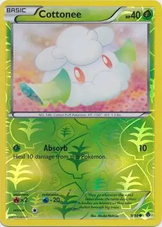 9/98 Cottonee EPO Common Reverse Holo