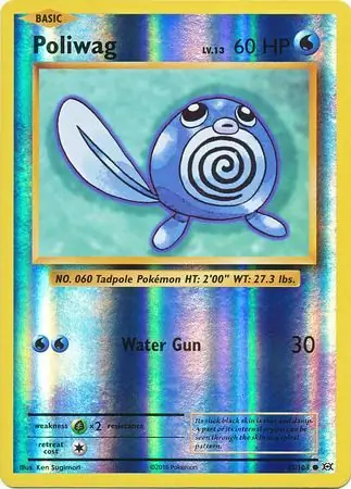 Poliwag Evolutions 23/108 Common Reverse Holo