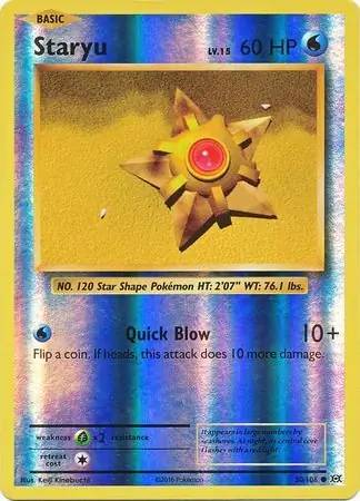 30/108 Staryu EVO Common Reverse Holo
