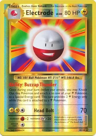 Electrode Evolutions 40/108 Rare Reverse Holo
