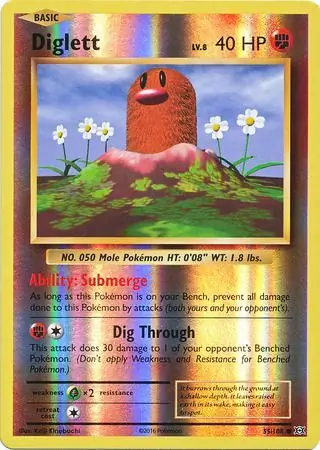 55/108 Diglett EVO Common Reverse Holo