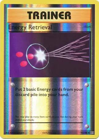 77/108 Energy Retrieval EVO Uncommon Reverse Holo