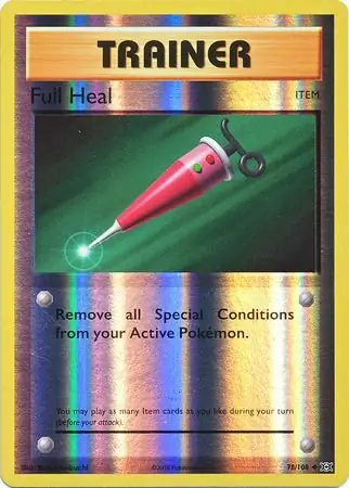 78/108 Full Heal EVO Uncommon Reverse Holo