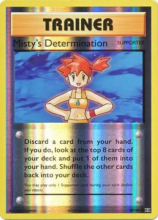 Misty's Determination Evolutions 80/108 Uncommon Reverse Holo