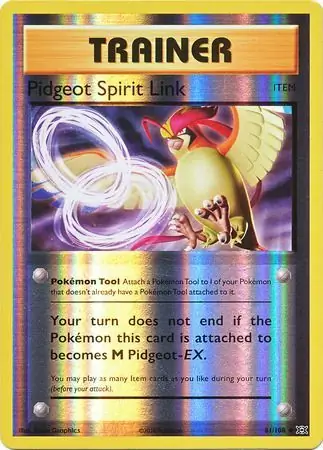 Pidgeot Spirit Link Evolutions 81/108 Uncommon Reverse Holo