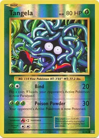 8/108 Tangela EVO Common Reverse Holo