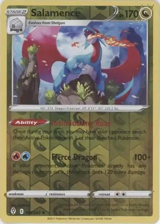 109/203 Salamence EVS Rare Holo Reverse Holo