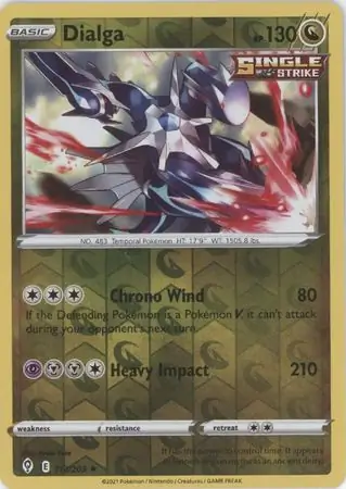 112/203 Dialga EVS Rare Holo Reverse Holo