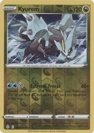 116/203 Kyurem EVS Rare Holo Reverse Holo