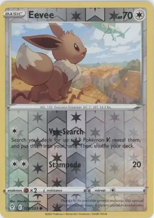 125/203 Eevee EVS Common Reverse Holo