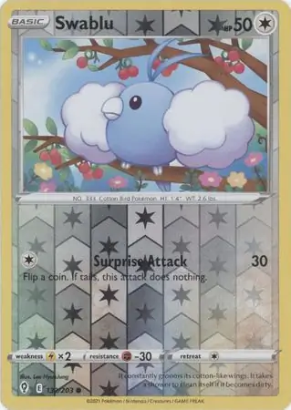132/203 Swablu EVS Common Reverse Holo