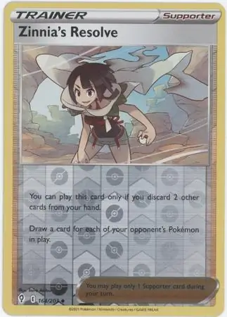 164/203 Zinnia's Resolve EVS Uncommon Reverse Holo