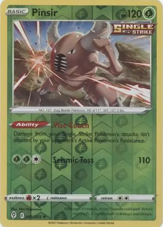 001/203 Pinsir EVS Rare Reverse Holo