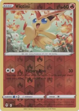 020/203 Victini EVS Rare Holo Reverse Holo