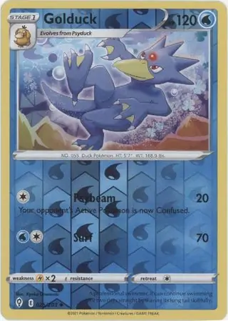 025/203 Golduck EVS Uncommon Reverse Holo