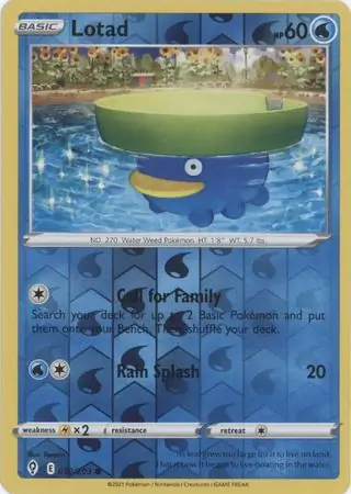 032/203 Lotad EVS Common Reverse Holo