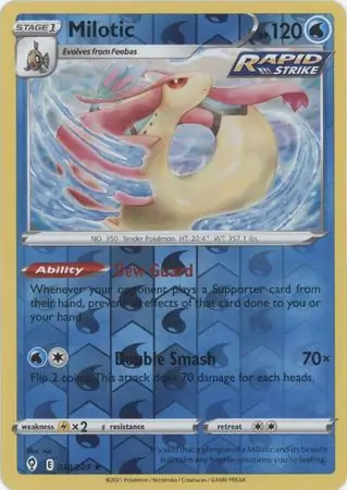 038/203 Milotic EVS Rare Reverse Holo