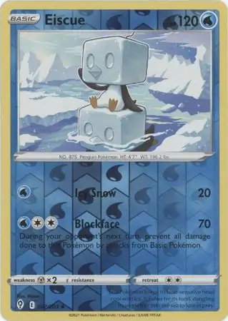 047/203 Eiscue EVS Uncommon Reverse Holo
