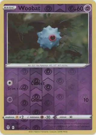 068/203 Woobat EVS Common Reverse Holo