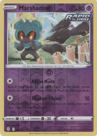 080/203 Marshadow EVS Rare Holo Reverse Holo