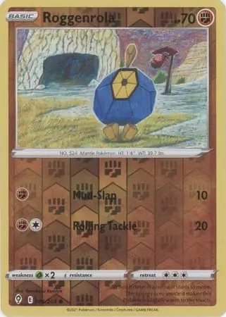 086/203 Roggenrola EVS Common Reverse Holo