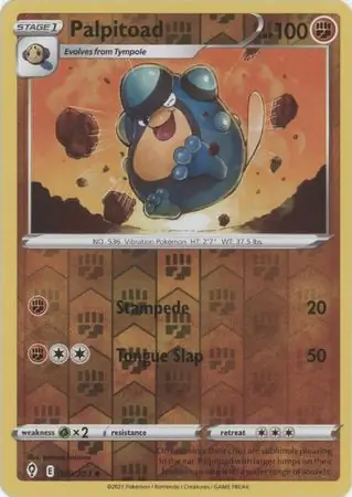089/203 Palpitoad EVS Uncommon Reverse Holo