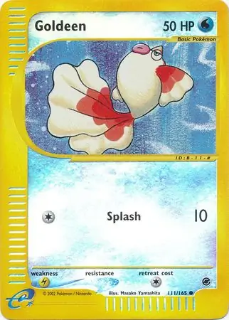 111/165 Goldeen EX Common Reverse Holo
