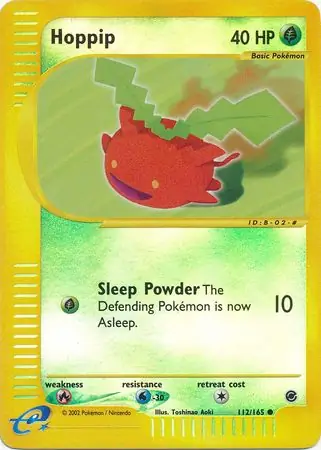 112/165 Hoppip EX Common Reverse Holo