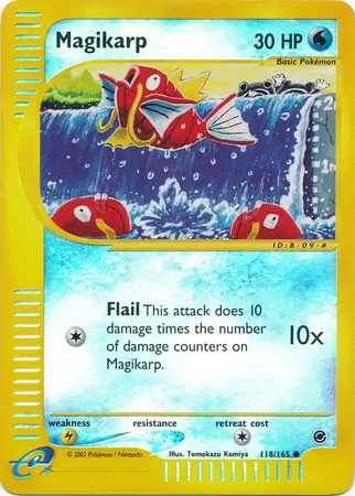 118/165 Magikarp EX Common Reverse Holo