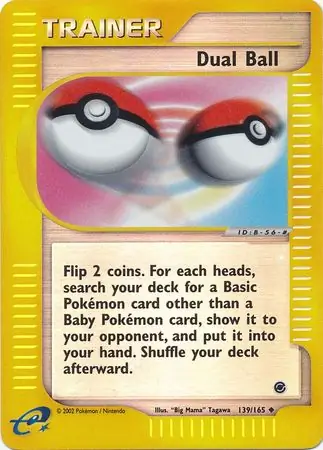 139/165 Dual Ball EX Uncommon Reverse Holo