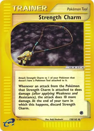 150/165 Strength Charm EX Uncommon Reverse Holo