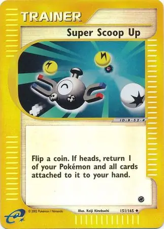 151/165 Super Scoop Up EX Uncommon Reverse Holo