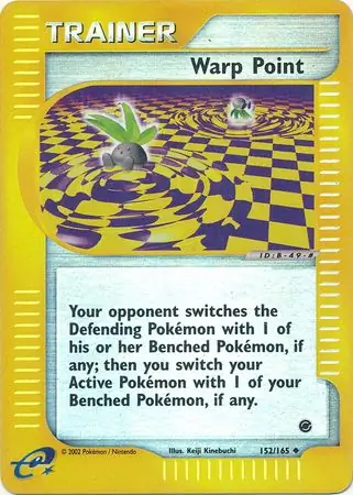 152/165 Warp Point EX Uncommon Reverse Holo