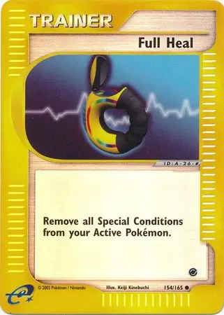 154/165 Full Heal EX Common Reverse Holo