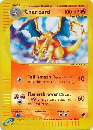 39/165 Charizard EX Rare Reverse Holo