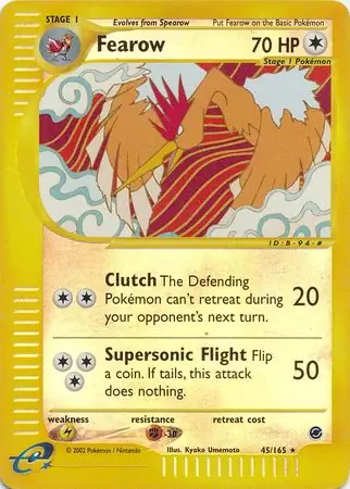 45/165 Fearow EX Rare Reverse Holo